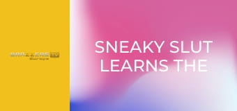 Sneaky Slut Learns the Hard Way