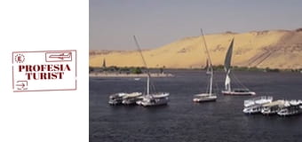 На ръба на язовирната стена в Асуан