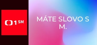 Máte slovo s M. Jílkovou
