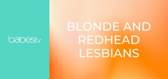 Blonde and redhead lesbians fuck E1269