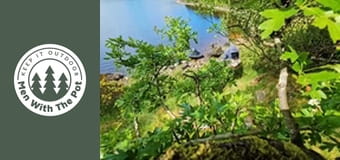 Чудесен стек, приготвен край езерото