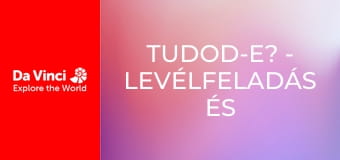 Tudod-e? - Levélfeladás és színes ceruza Tudod-e? - Levélfeladás és színes ceruza
