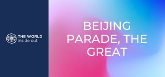 Pekinský sprievod, Veľký čínsky múr a kačka na pekinský spôsob. Čína.