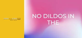 No Dildos In the Office!