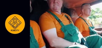 Praca na śmieciarce