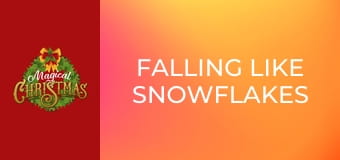 Spadające płatki śniegu