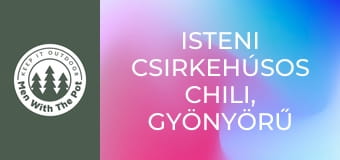 Isteni csirkehúsos chili, gyönyörű kenyérben sütve Isteni csirkehúsos chili, gyönyörű kenyérben sütve