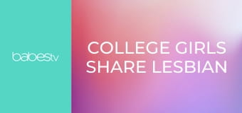 College girls share lesbian orgasms E109