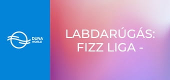 Labdarúgás: Fizz Liga - Kisvárda Master Good – Puskás Akadémia FC mérkőzés