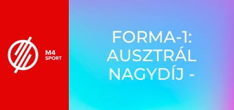Forma-1: Ausztrál nagydíj - Pilótaparádé