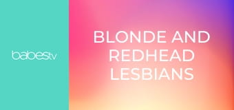 Blonde and redhead lesbians fuck E1269