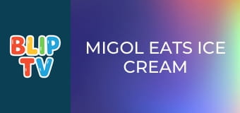 Migol eats Ice Cream Migol eats Ice Cream