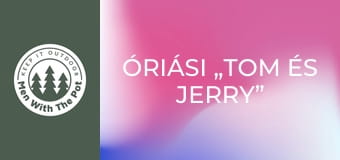 Óriási „Tom és Jerry” steak kövön sütve