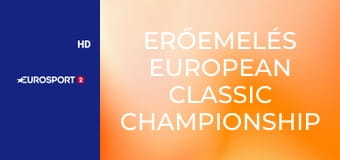 Erőemelés European Classic Championship - Valletta