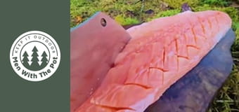 Най-добрият начин за приготвяне на сьомга в природата