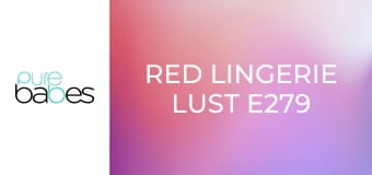 Red Lingerie Lust E279