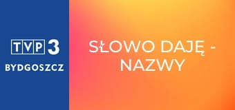 Słowo daję - Nazwy miejscowości