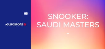 Snooker: Saudi Masters - Döntő