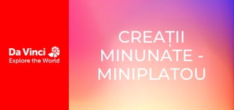 Creații minunate - Miniplatou de filmare cameră de zi