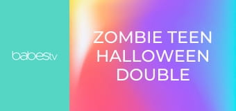 Zombie teen Halloween double team E1333