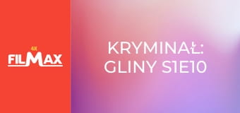 Kryminał: Gliny S1E10