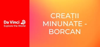 Creații minunate - Borcan - glob de zăpadă