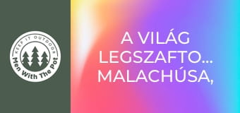 A világ legszaftosabb malachúsa, szabadban készítve