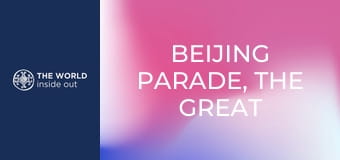 Pekingi parádé, a Nagy Fal és a pekingi kacsa. Kína.