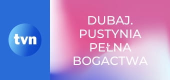 Dubaj. Pustynia pełna bogactwa E2