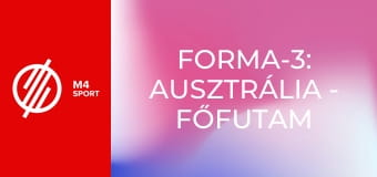 Forma-3: Ausztrália - Főfutam