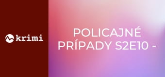 Policajné prípady S2E10 - Špeciálny šalát, Hotelová aféra, Mačacia žena, Napadnutá prostitútka