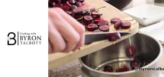 Черешово крамбъл парфе