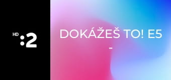 Dokážeš to! E5 - Lan a akrobatické lyžovanie