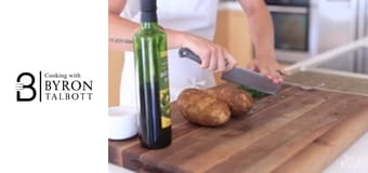 Пълнени печени картофи