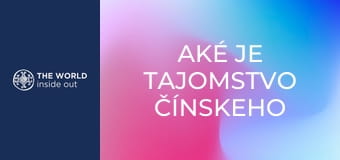 Aké je tajomstvo čínskeho zdravia? Čína.