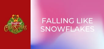 Spadające płatki śniegu