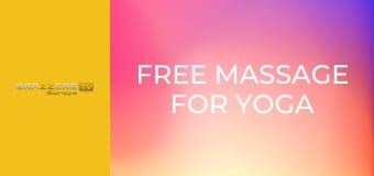 Free Massage For Yoga Cutie