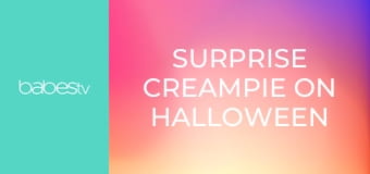 Surprise creampie on Halloween E1228