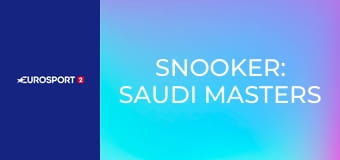 Snooker: Saudi Masters
