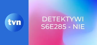 Detektywi S6E285 - Nie poznaję go