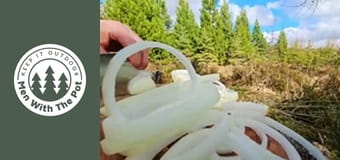 Сочна пържола с пържени картофи Сочна пържола с пържени картофи