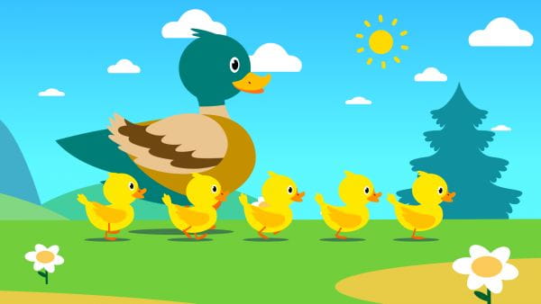Songs for children (2020) - five little ducks