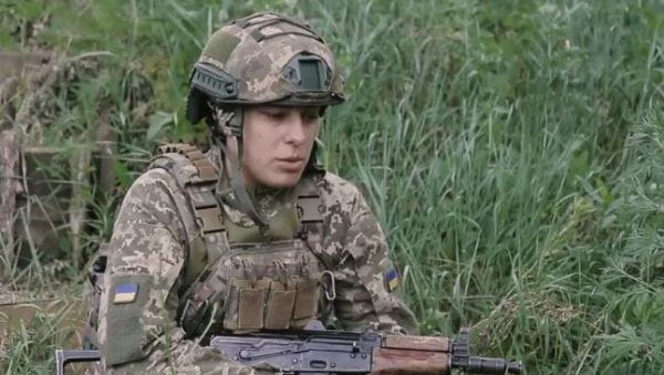 18. VISITOR BRDM-2 ABOUT WHY ZSU IS ONE FAMILY - MARIA | WARRIOR. FRONTLINE
