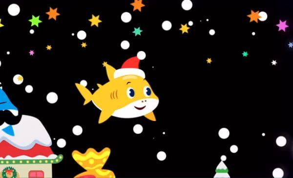 Рождественские песни для малышей (2016) – малыш акула, новый год