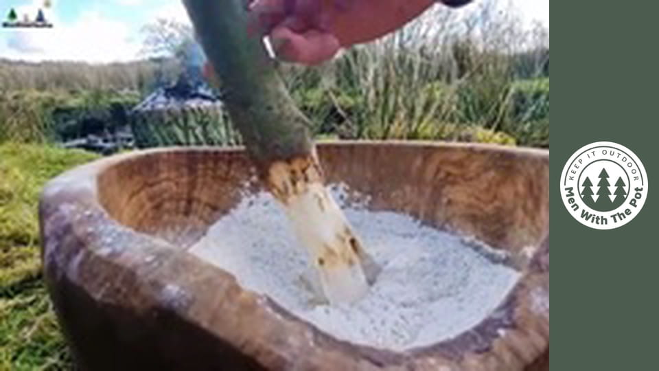 The best stuffed bread cooked in nature