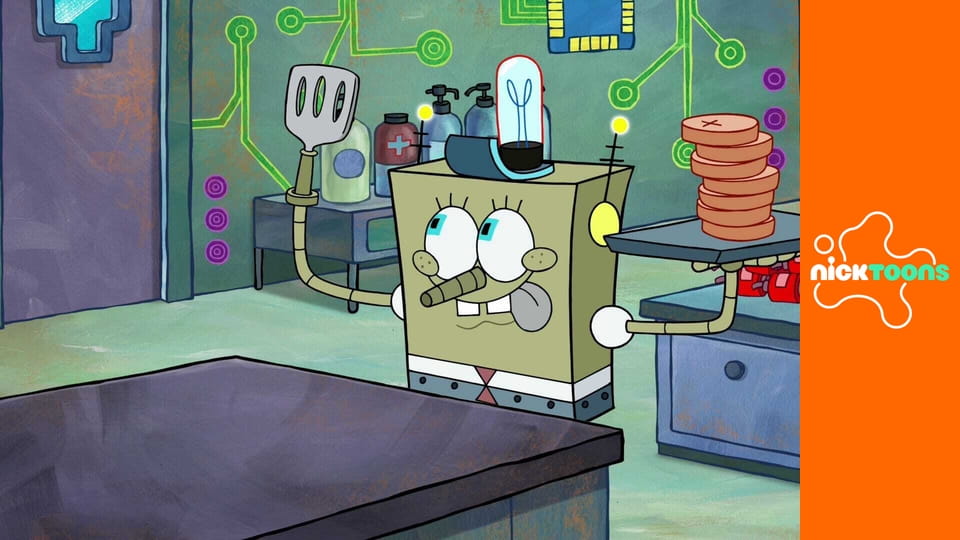 SpongeBob Kanciastoporty S13E290 - Szpachelka z niebios / Budka Gacusia