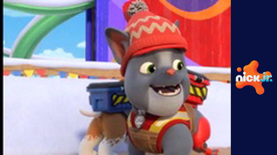 Rubble a jeho partia S2E21 - Tím stavia zimnú krajinu zázrakov / Tím stavia obrovskú snežnú veveričku Whirly