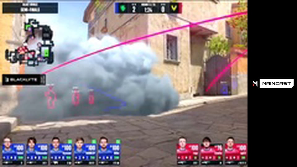 Team Falcons vs Team Vitality. Гра 1. Blast Rivals.