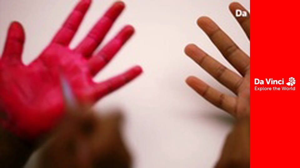 Hands Up! - Hand Prints