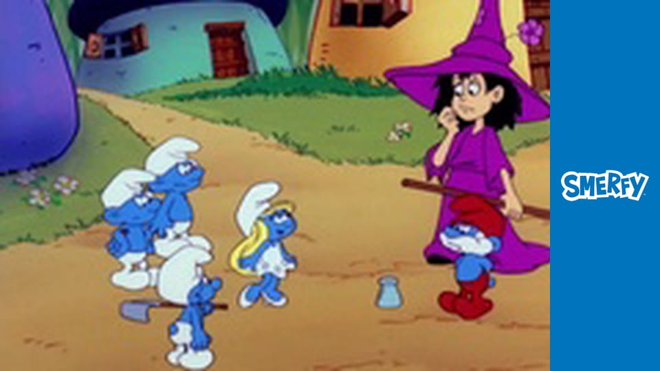 Smerfuś w niebezpieczeństwie / Mała czarownica